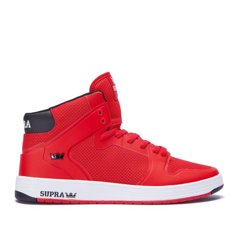 Supra VAIDER 2.0 Sneaker High Damen Rot Lagerverkauf XKPBS4725